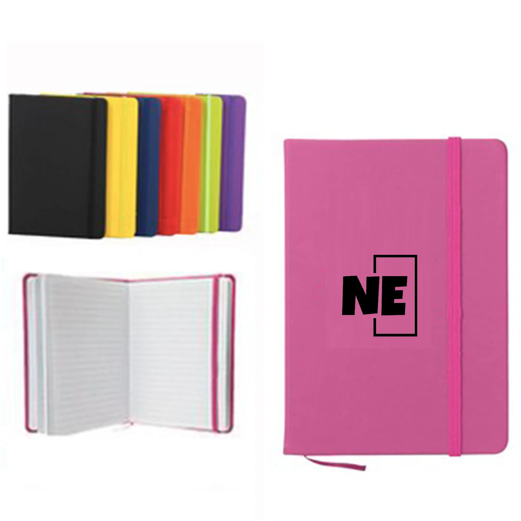 A6/A5 Handy Notebook with Bookmark and Strap