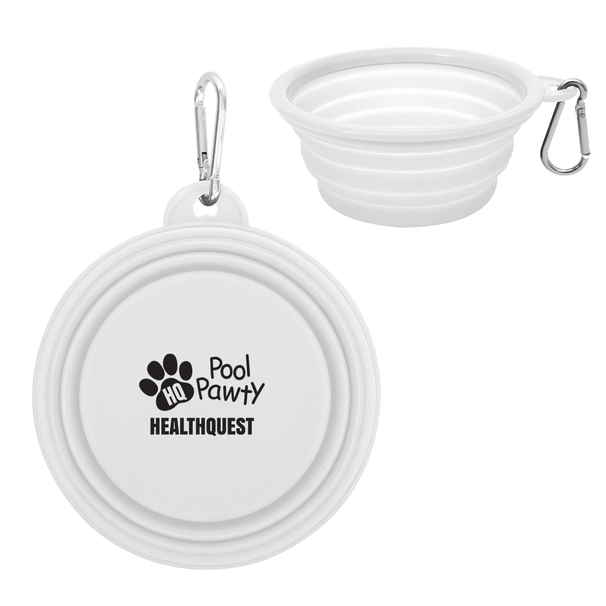 Collapsible Pet Bowl with Carabiner 33