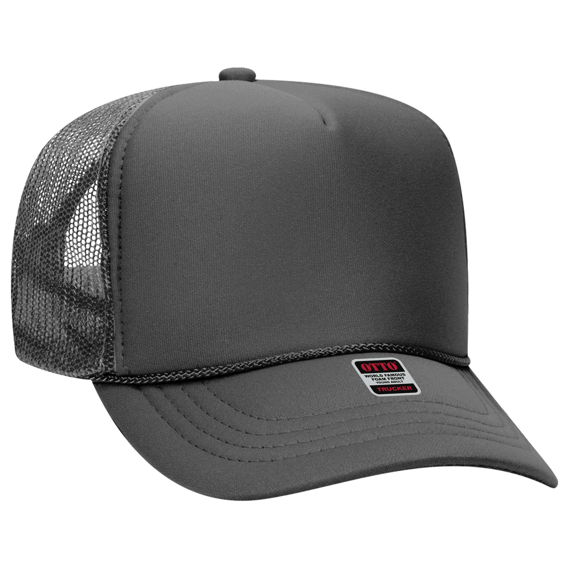 OTTO CAP® 5 Panel High Crown Mesh Back Trucker Hat 20