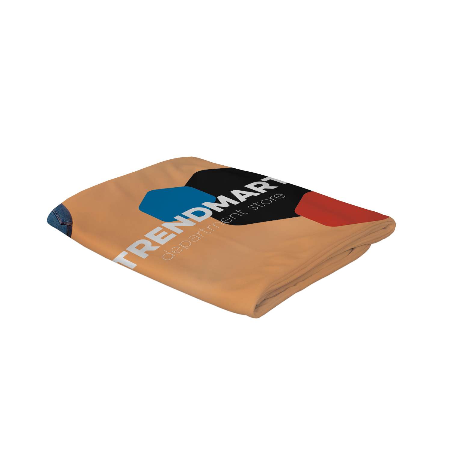 5' Straight Splash Floor Display Face Graphic Panel (Polyester Knit)