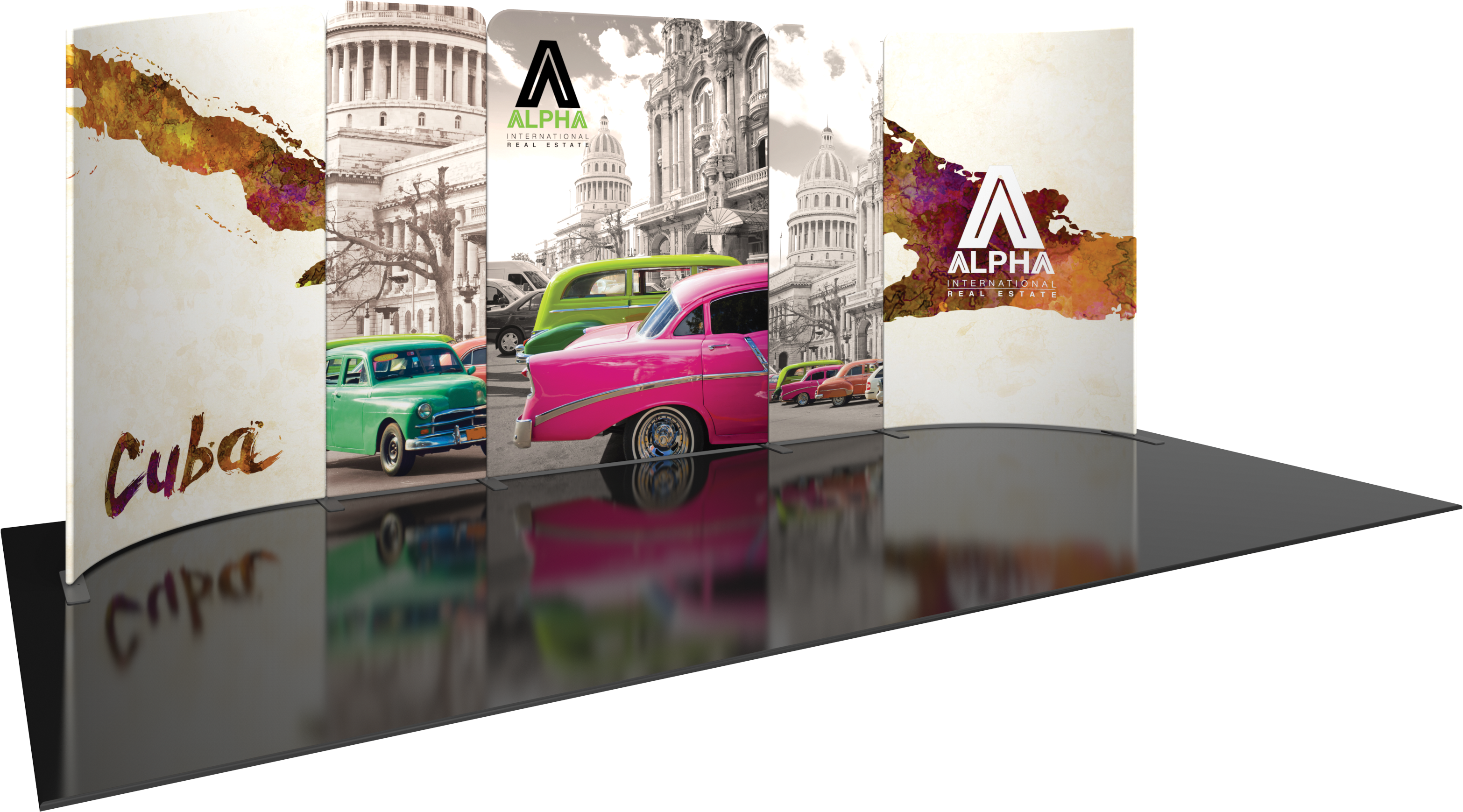 Modulate Series 4 20ft Fabric Backwall Kit 04