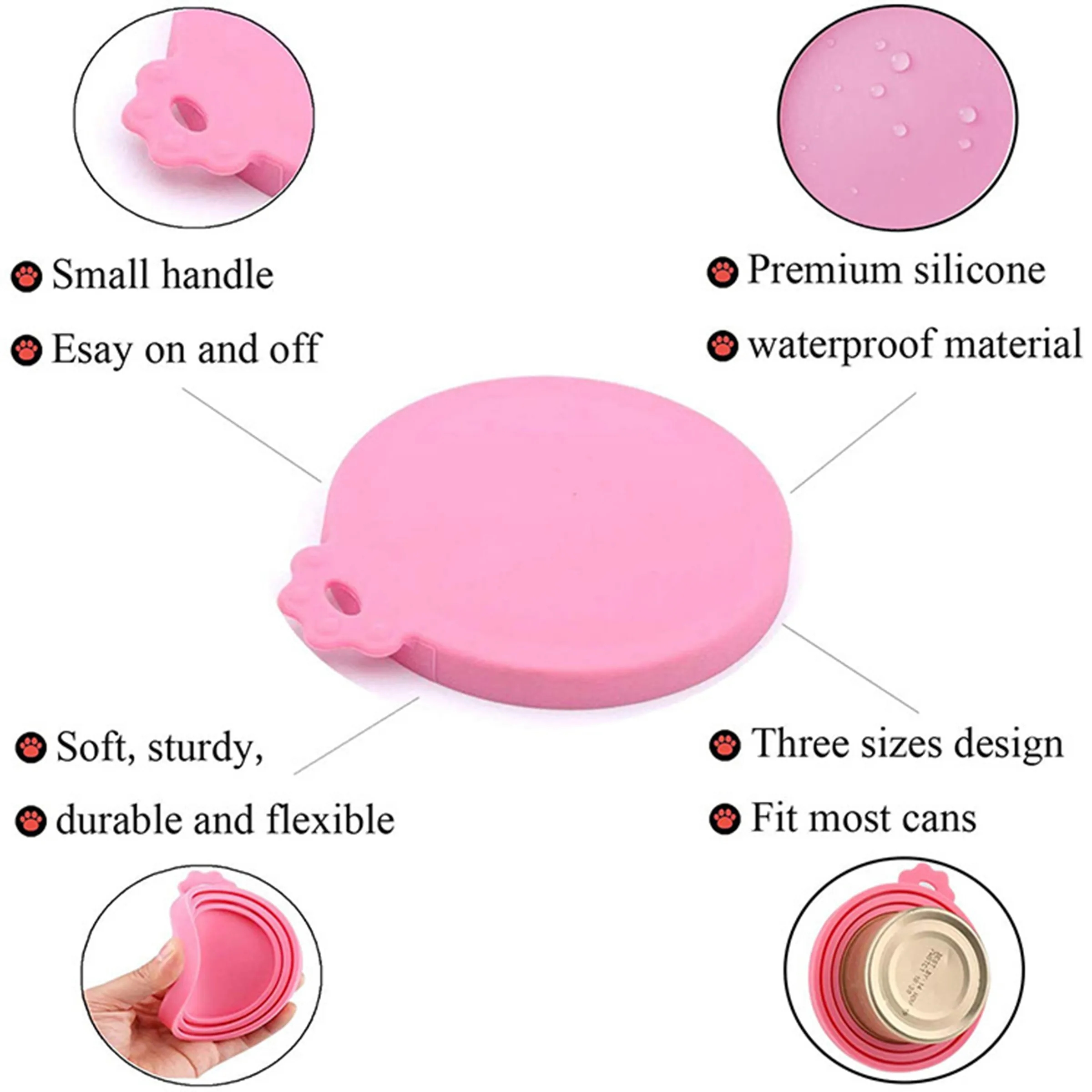 Silicone Pet Can Cover - Keep Food Fresh 3