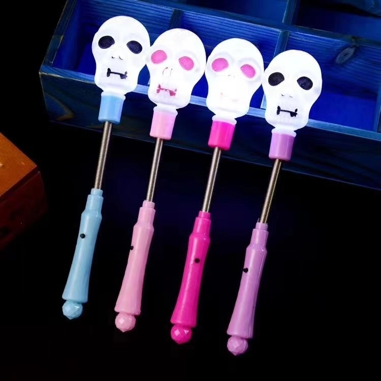 Halloween Pumpkin Skull Heads Flashing Wands 4