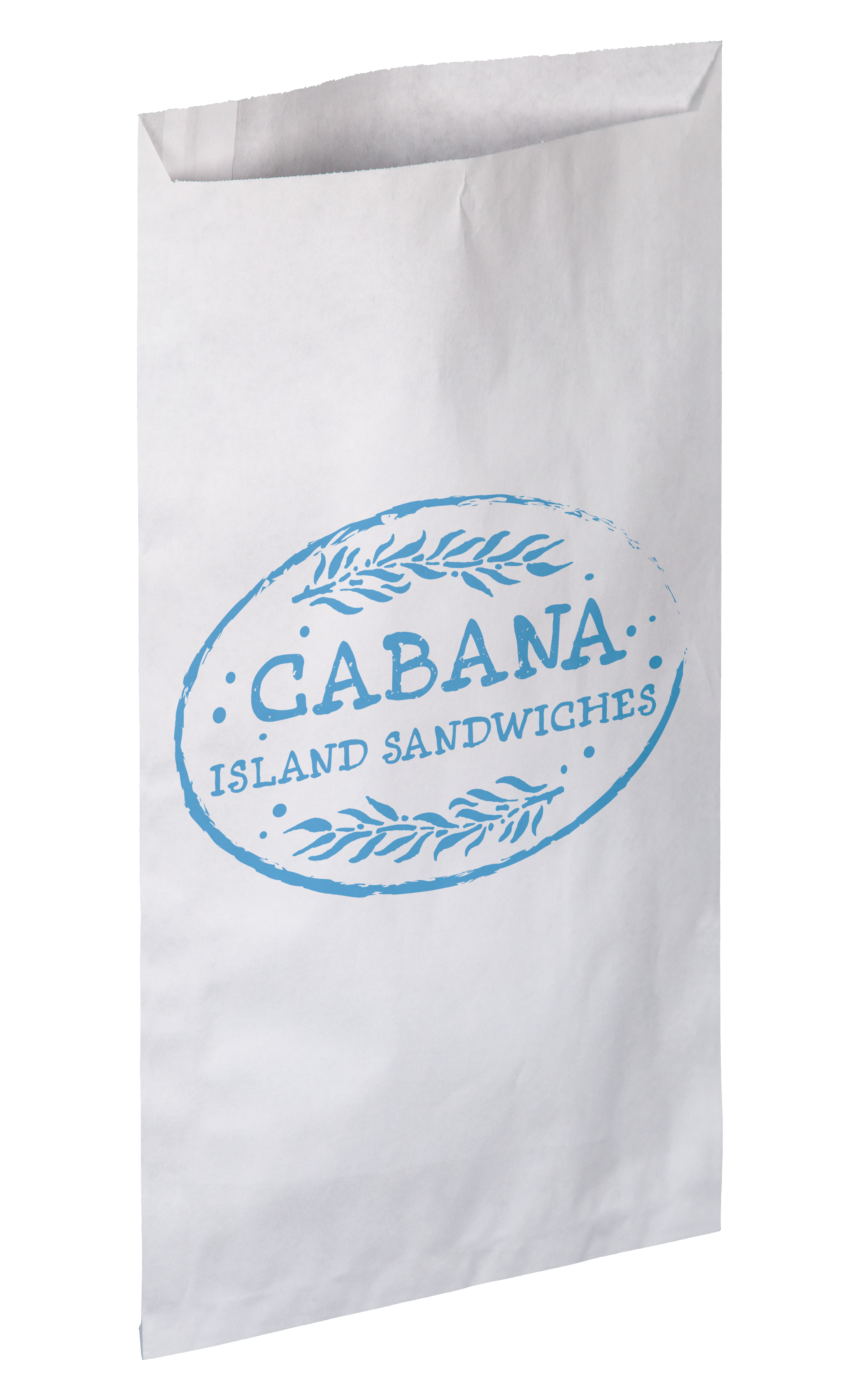 One Color 1-Sided Merchant Paper Bags (7.5"x 13")