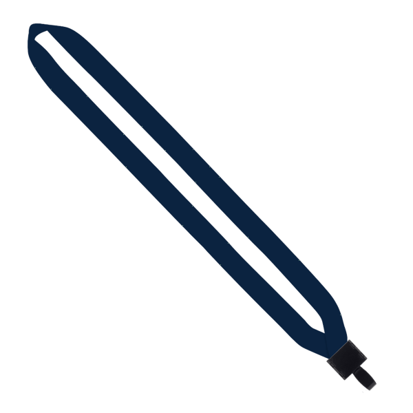 3/4" Polyester Lanyard with Non-Swivel Plastic Hook 16