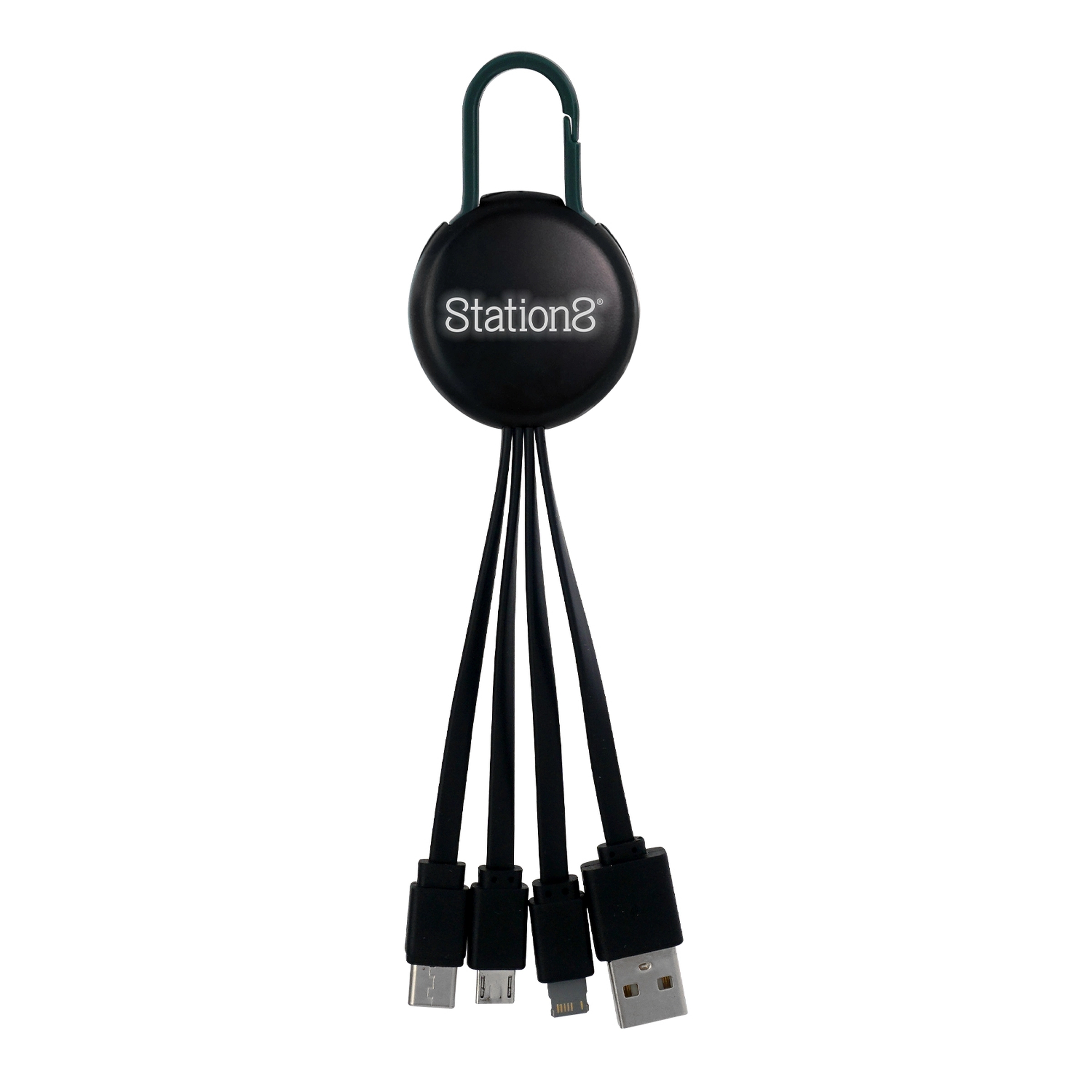 LIGHT UP LOGO CLIP 3 IN 1 CHARGING CABLE 28