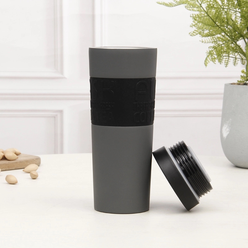 20 oz Stainless Steel Travel Coffee Mug With Silicone Sleeve 11