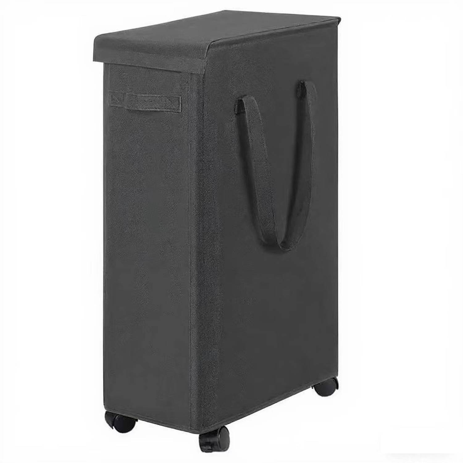 Foldable Oxford Laundry Basket w/ Wheels 2
