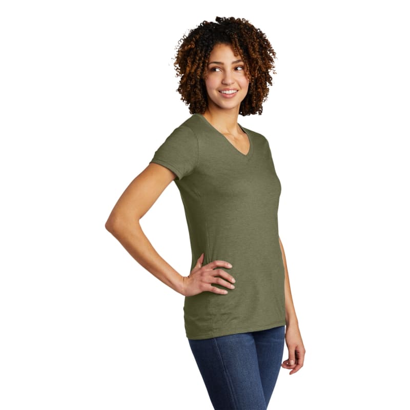 AllMade Women's Tri-Blend V-Neck Tee 78
