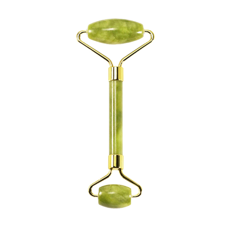 Dual Head Jade Face Roller 5.7" x 2.16" 1