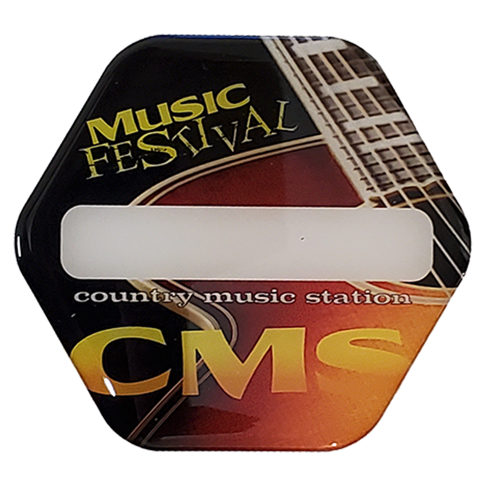 Magnet Promo / Button / Name Badge with custom shape from 8.1 - 9 Sq. In. 3