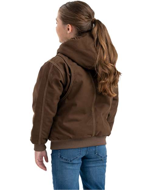Youth Highland Softstone Duck Hooded Jacket - BHJ61 10