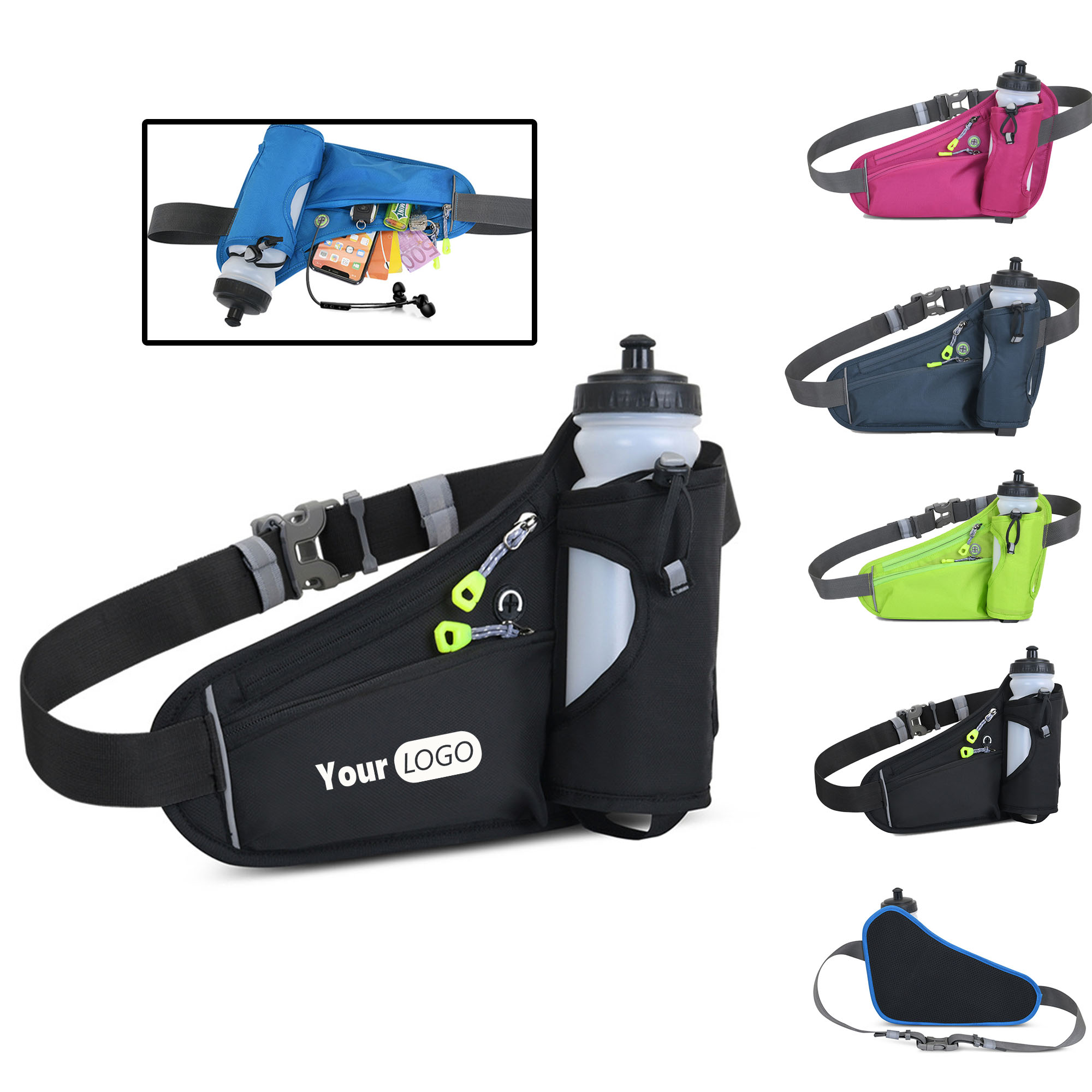 Multi functional fitness kettle waist bag 6