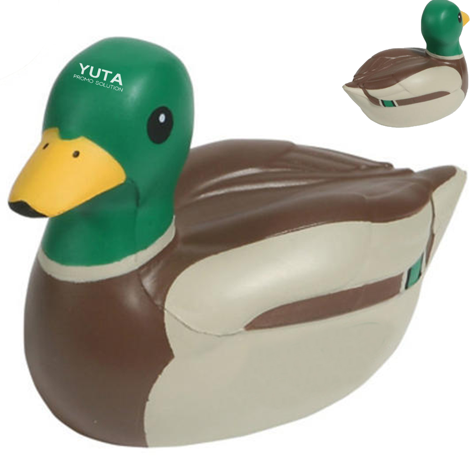 PU Foam Mallard Duck Stress Reliever Toy 2