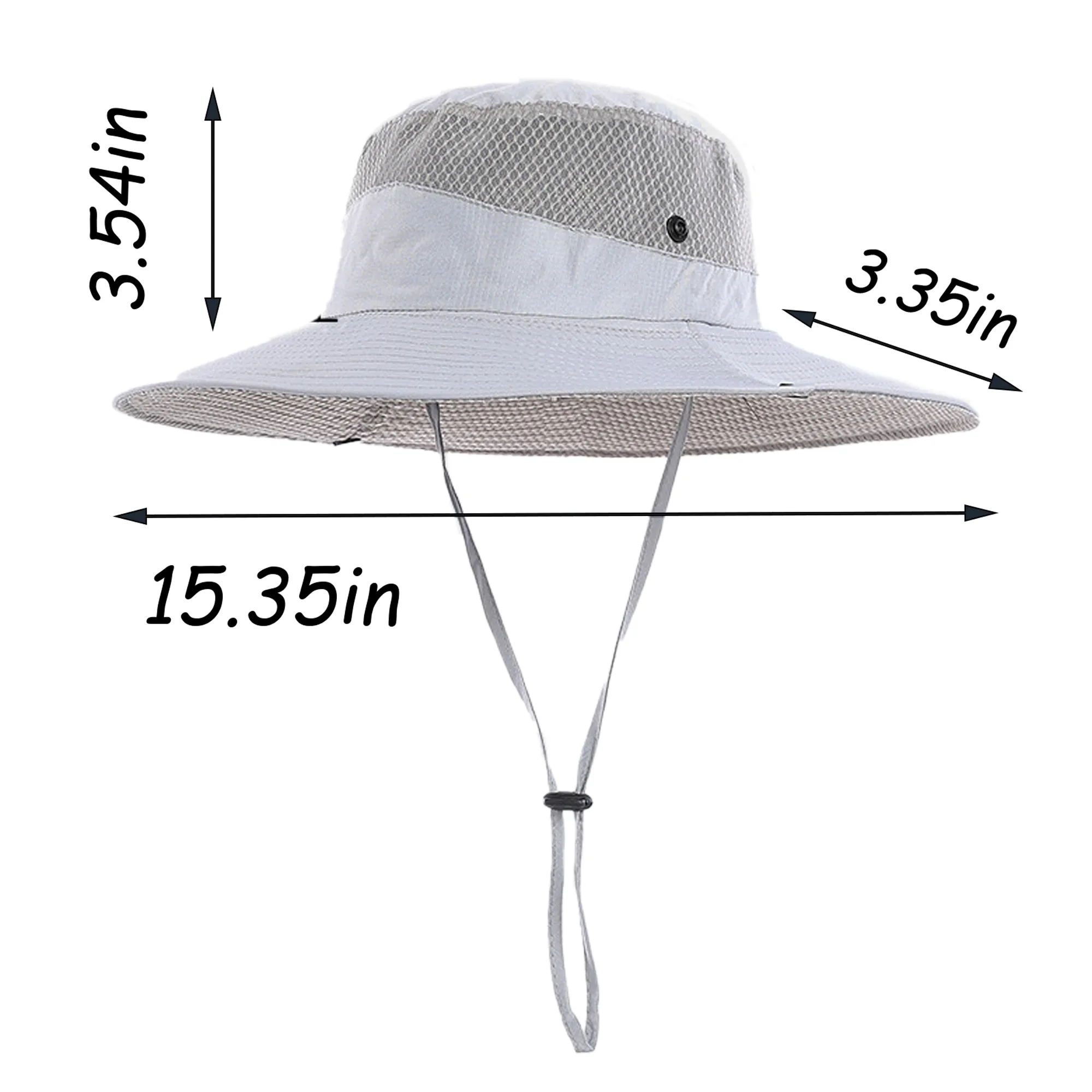 Summer Sun Hats Fishing With Wide Brim Breathable Mesh 2