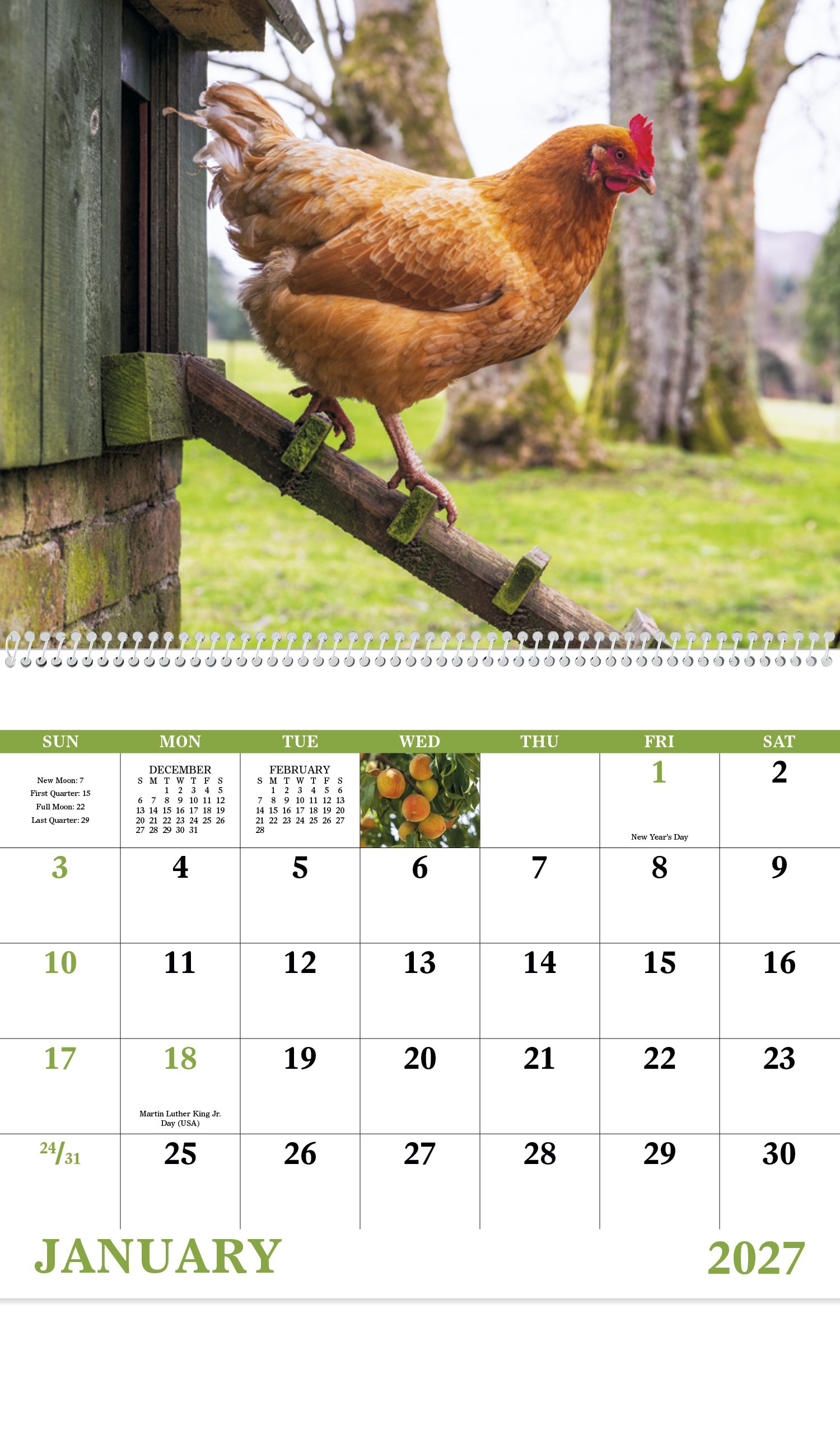 Good Value™ Agriculture - Spiral Calendar 55
