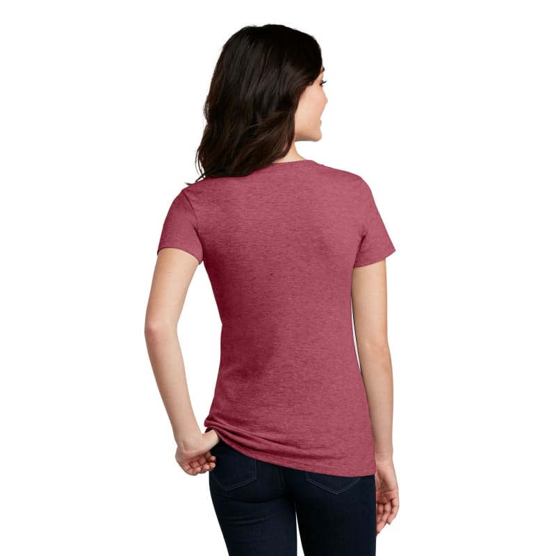 District Women's Perfect Blend CVC V-Neck Tee. 66