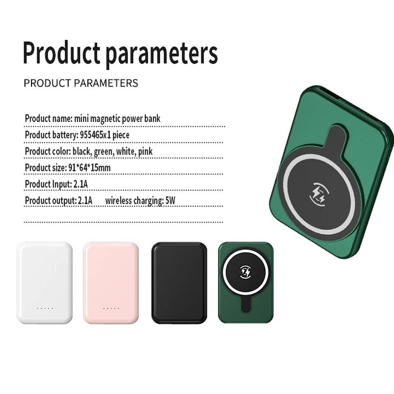 Magnetic Wireless Power Bank 5000 Mah 4