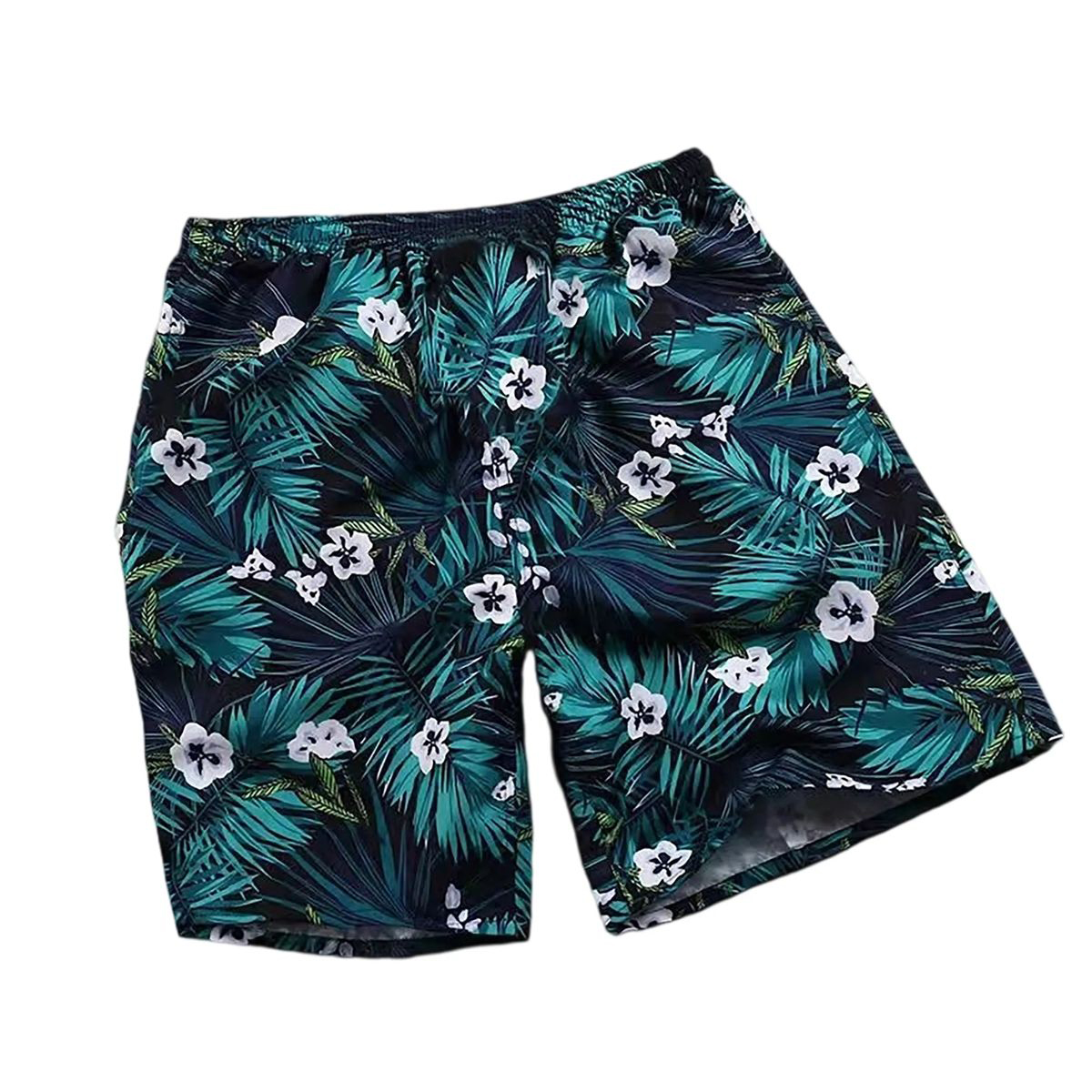 Polyester Beach Shorts with Adjustable Drawstring Waist 22