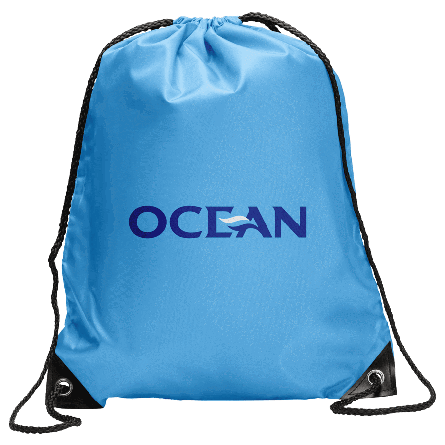 Polyester Drawstring Bag w/ Custom Logo 13