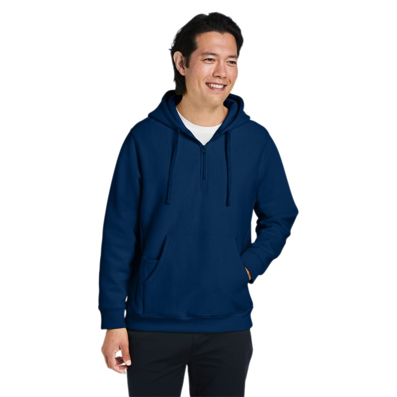 Team 365 Unisex Zone HydroSport™ Heavyweight Quarter-Zip Hooded Sweatshirt 15