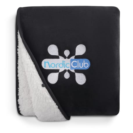 Oversized Wearable WFH Cozy Fleece Sherpa Blanket 85