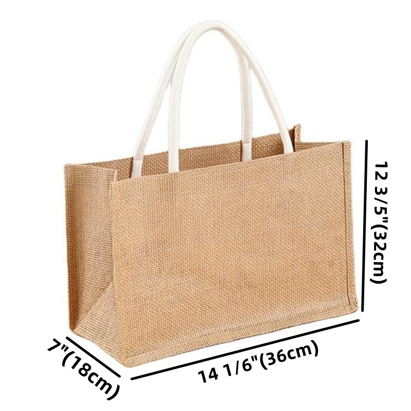 Natural Jute Tote Bag 3
