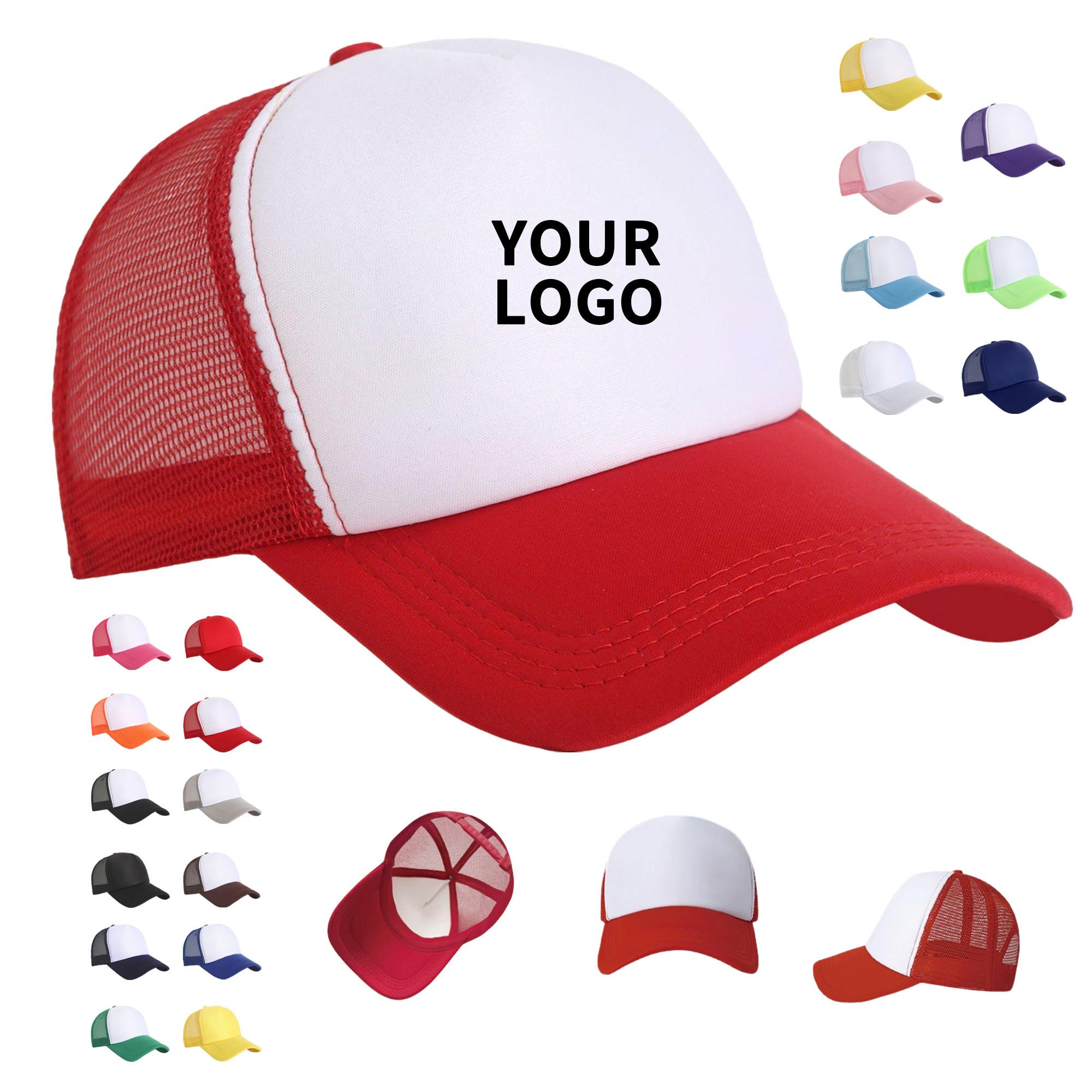 Polyester Foam Mesh Back Trucker Cap 20