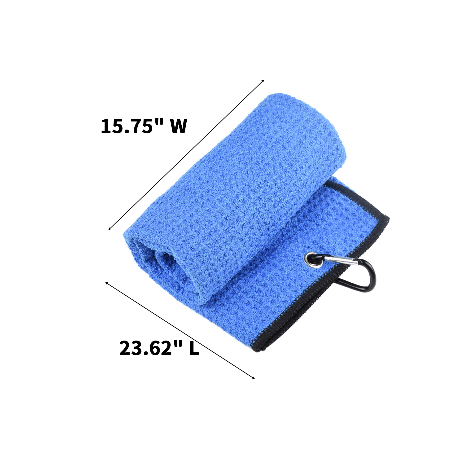 Microfiber Tri Fold Golf Towel 7