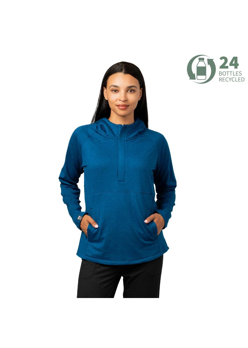 Storm Creek Women's Sidekick Super Soft Midweight Hooded Half Zip 19