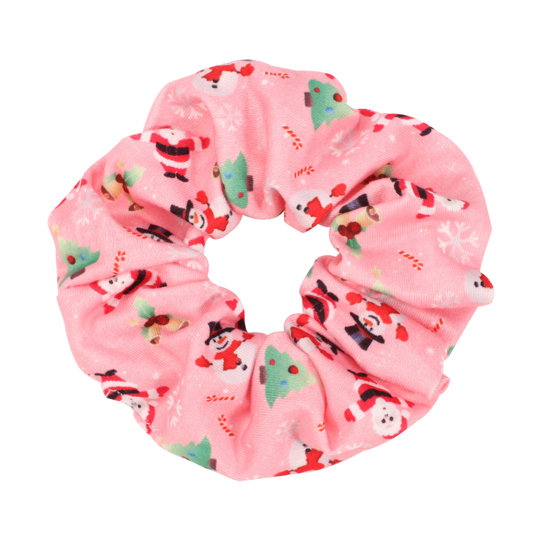 Full Color Printed Satin Silk Hair Scrunchies 35