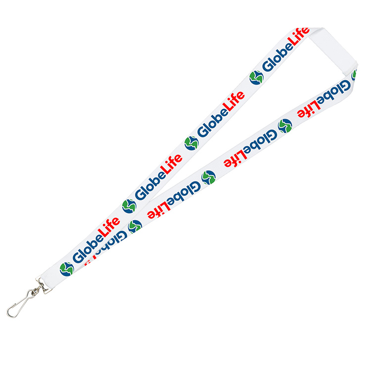 "LASALLE RECYCLED" 3/4" Import Air Ship Recycled RPET Silkscreen Lanyard 43
