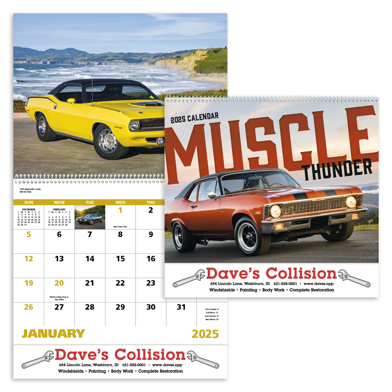 Good Value™ Muscle Thunder - Spiral Calendar 3
