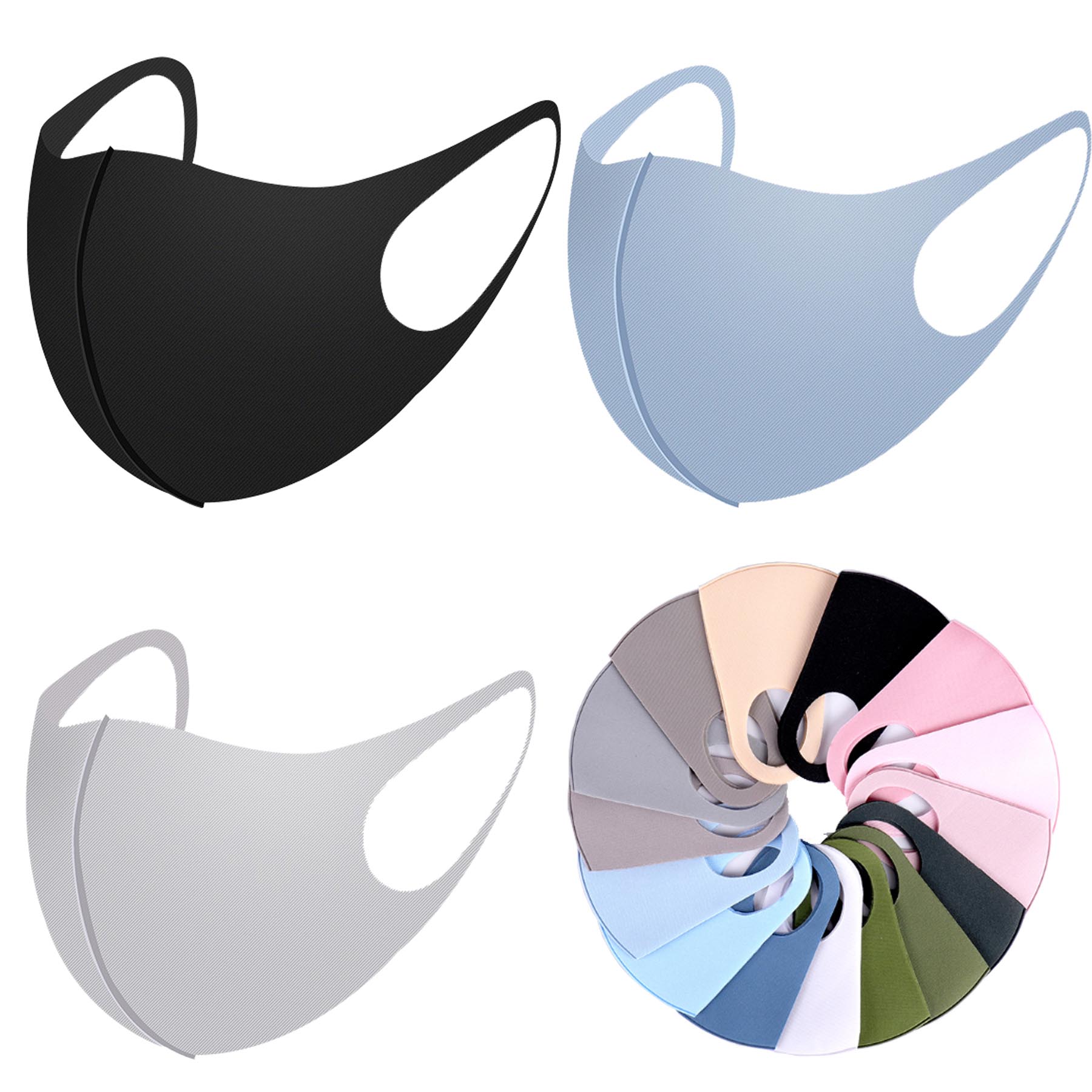 Reusable Stretch Face Mask 2