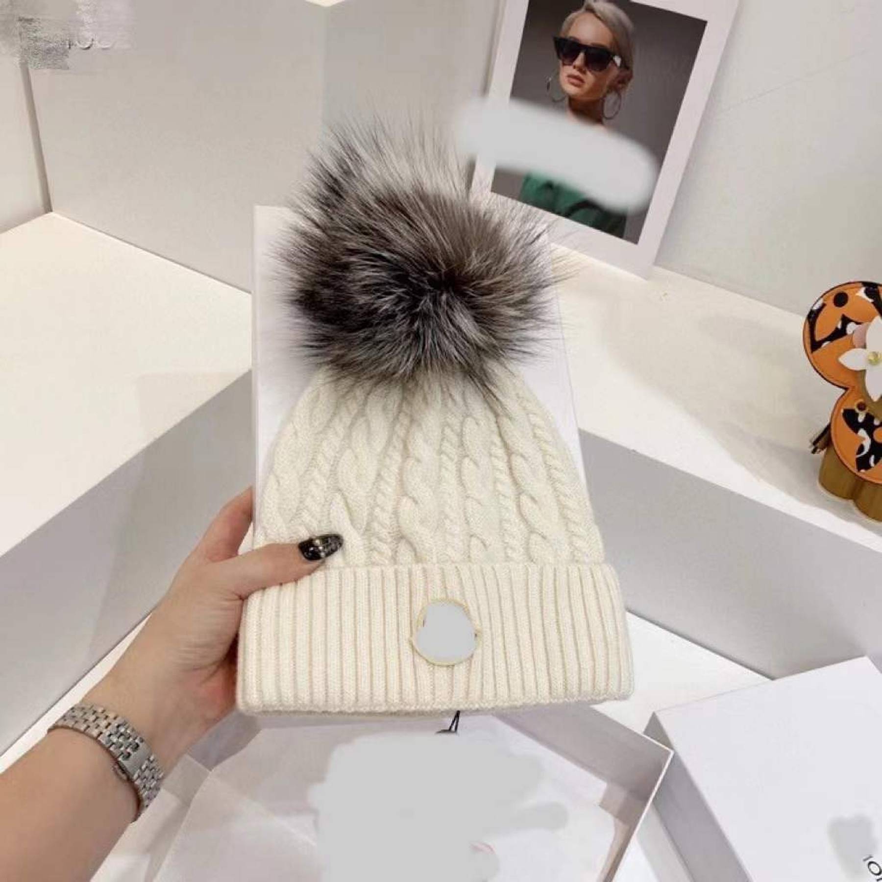 Cable knit beanies 7