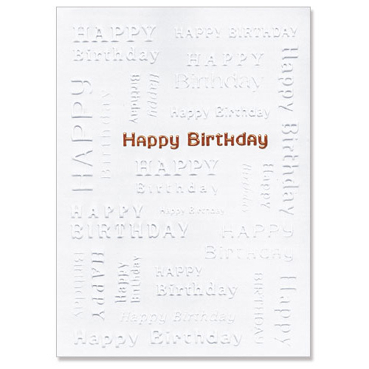 Birthday Words Greeting Card 3