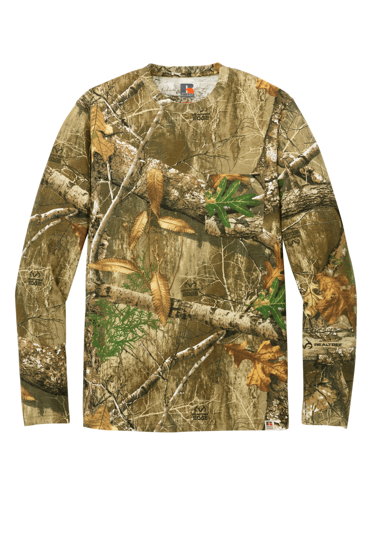 Russell Outdoors Realtree Long Sleeve Pocket Tee RU100LSP 5