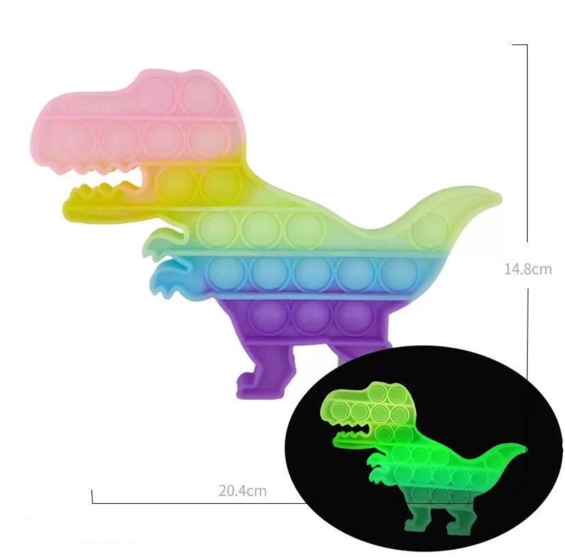 Dinosaur Shape Push Pop Bubble Toy 1