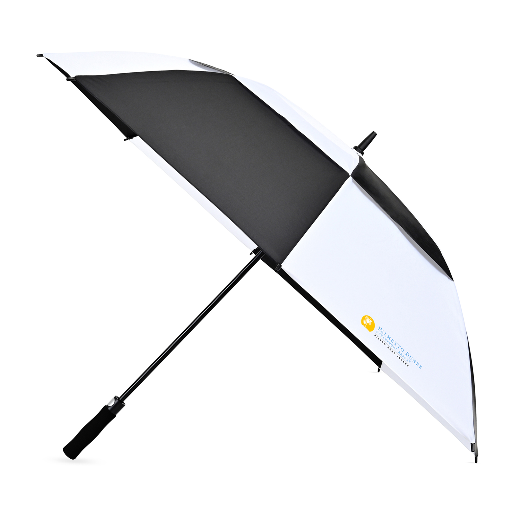 Elements 60" Recycled rPET Auto Open Dual Canopy Golf Umbrella 19