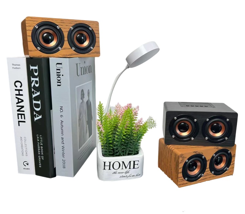 Wooden Subwoofer Wireless Bluetooth Speaker 3