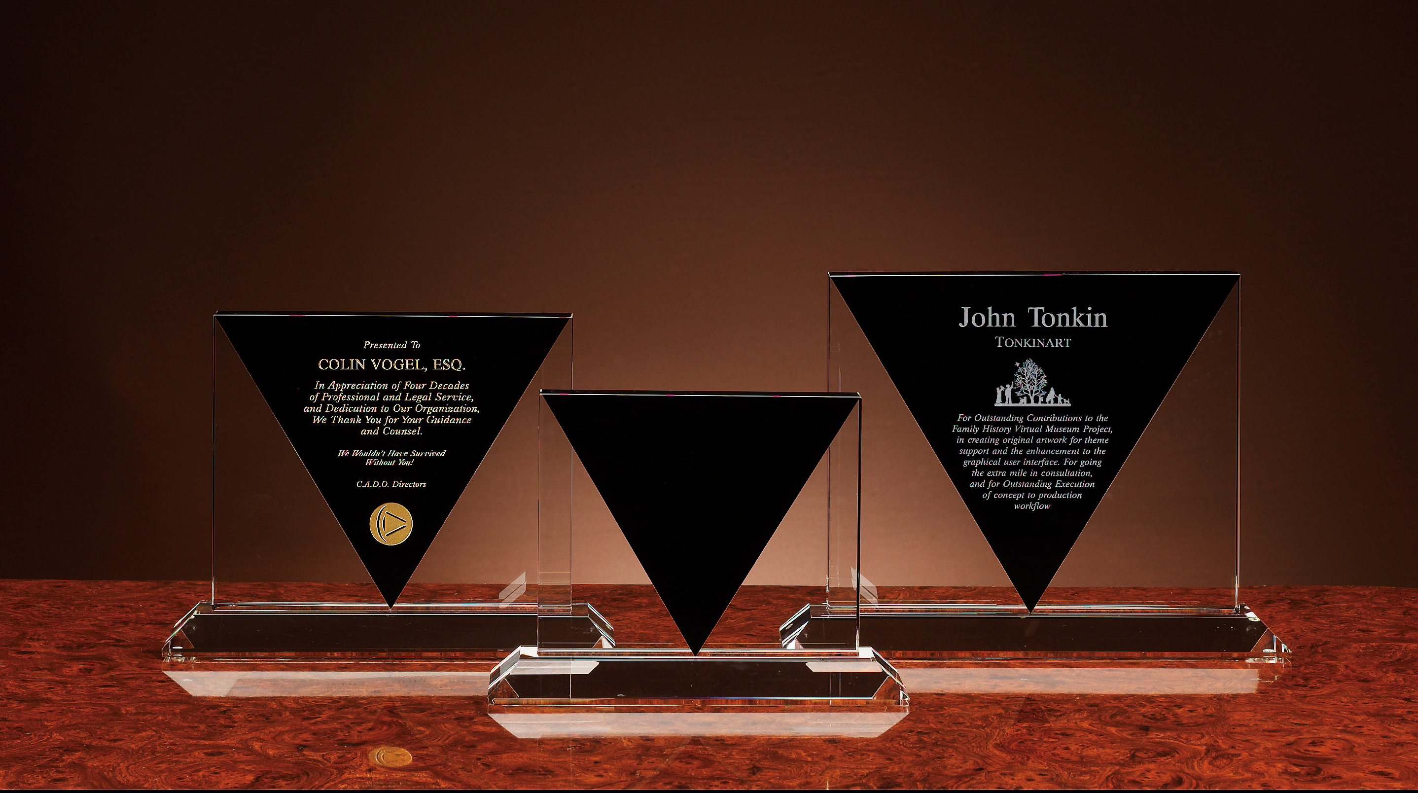 Jet Crystal Victory Award (10"x8") 2