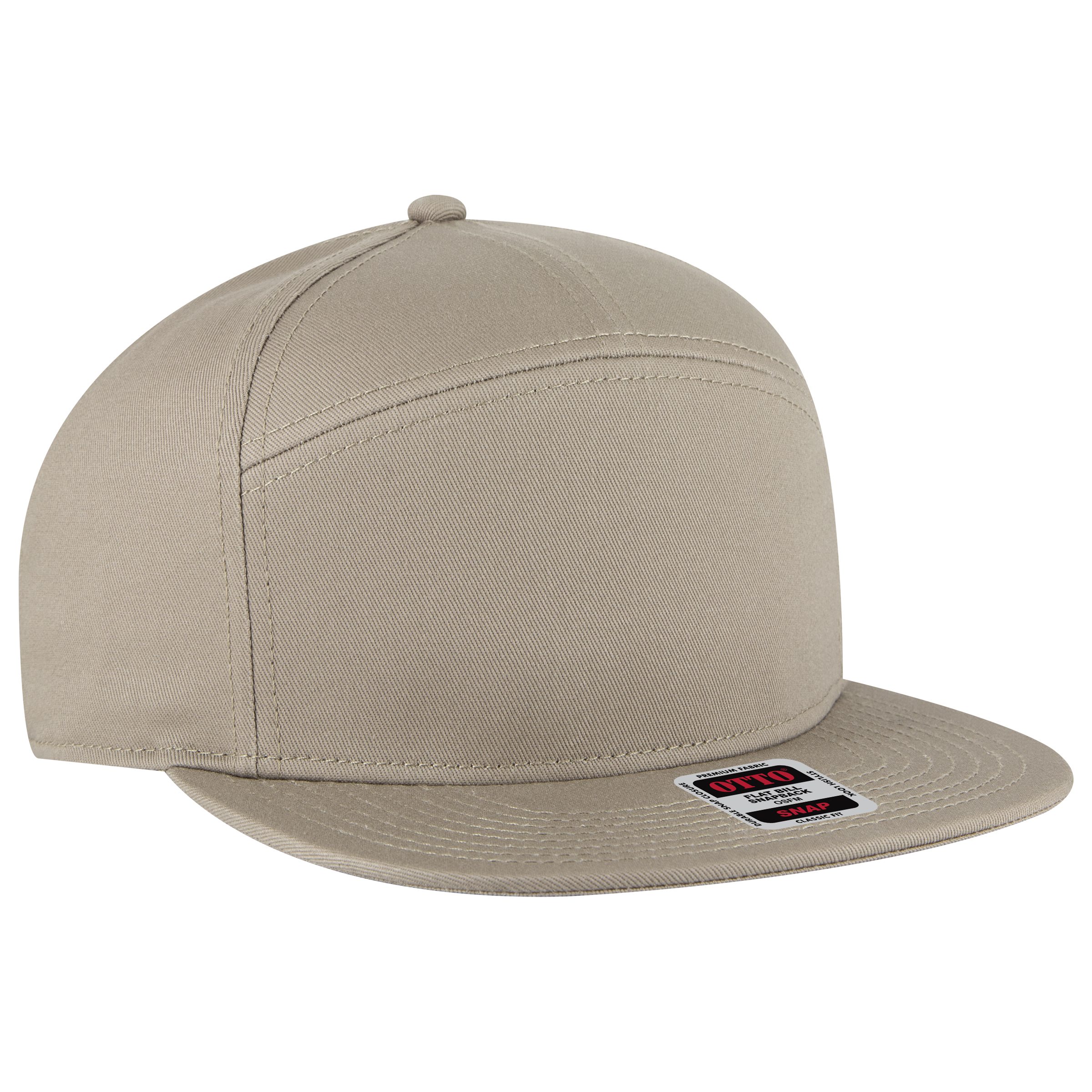 OTTO CAP® OTTO SNAP 7 Panel Pro Style Snapback Hat 13