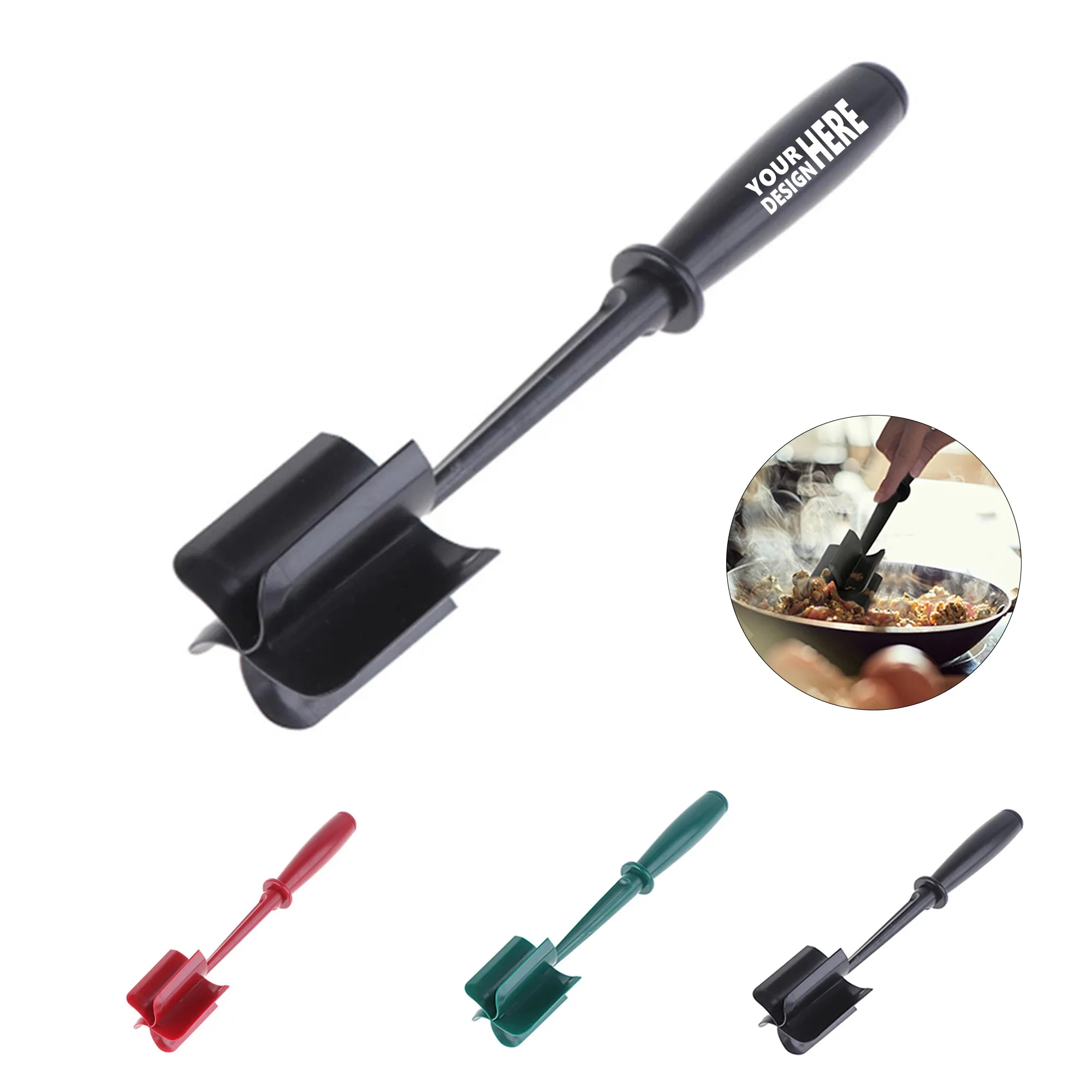 Customizable Meat Chopper - 11" x 2.4" x 2.4" 4