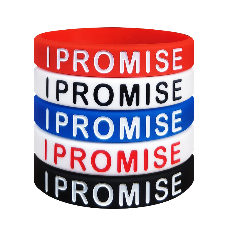 Color Filled Wristbands/Debossed Ink Filled 4