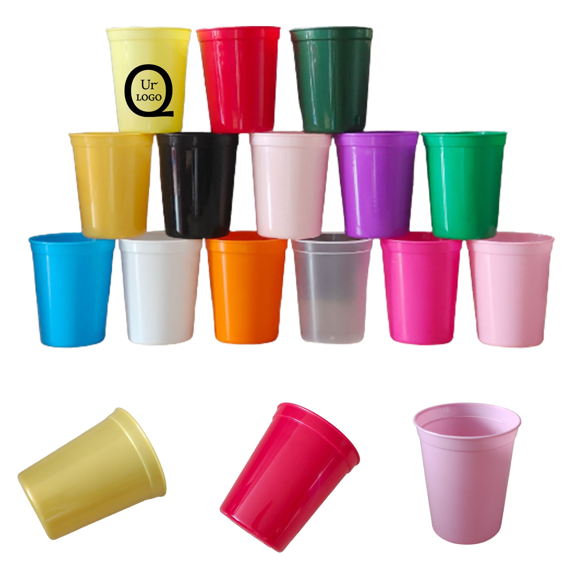 16Oz Plastic Stadium Cup