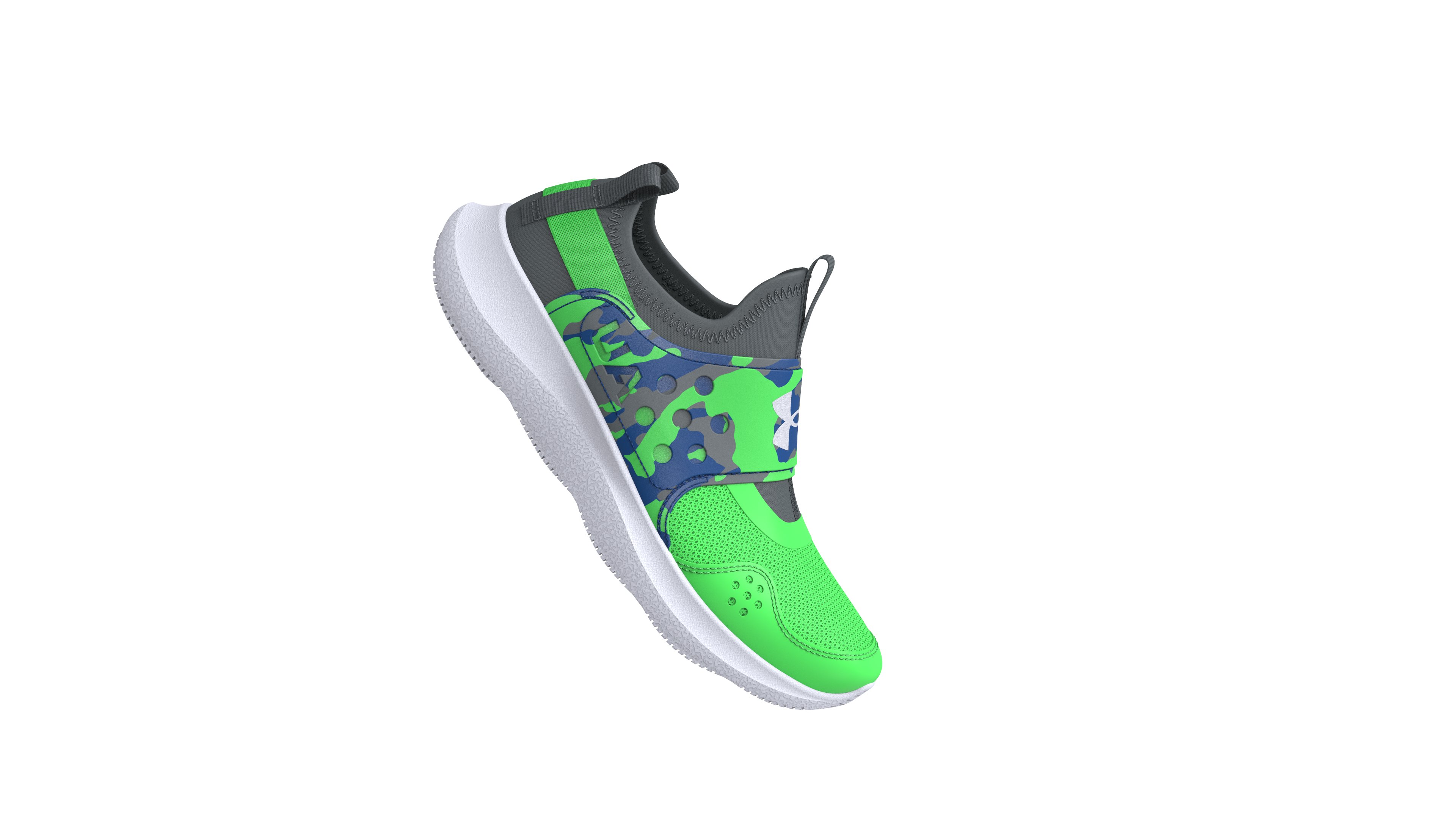 Boys' Pre-School UA Runplay Camo Running Shoes 3