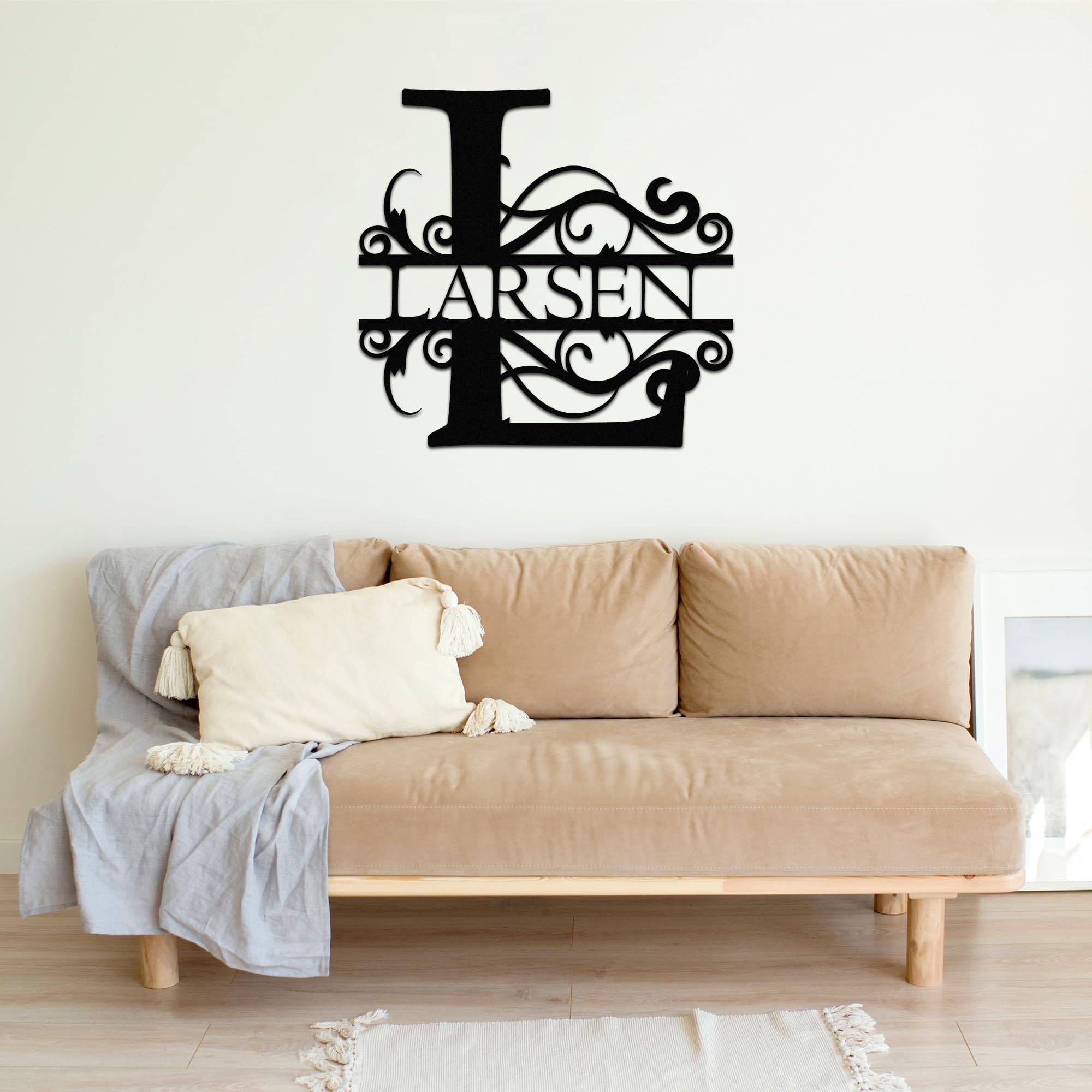 12inch Custom Metal Name Sign 8