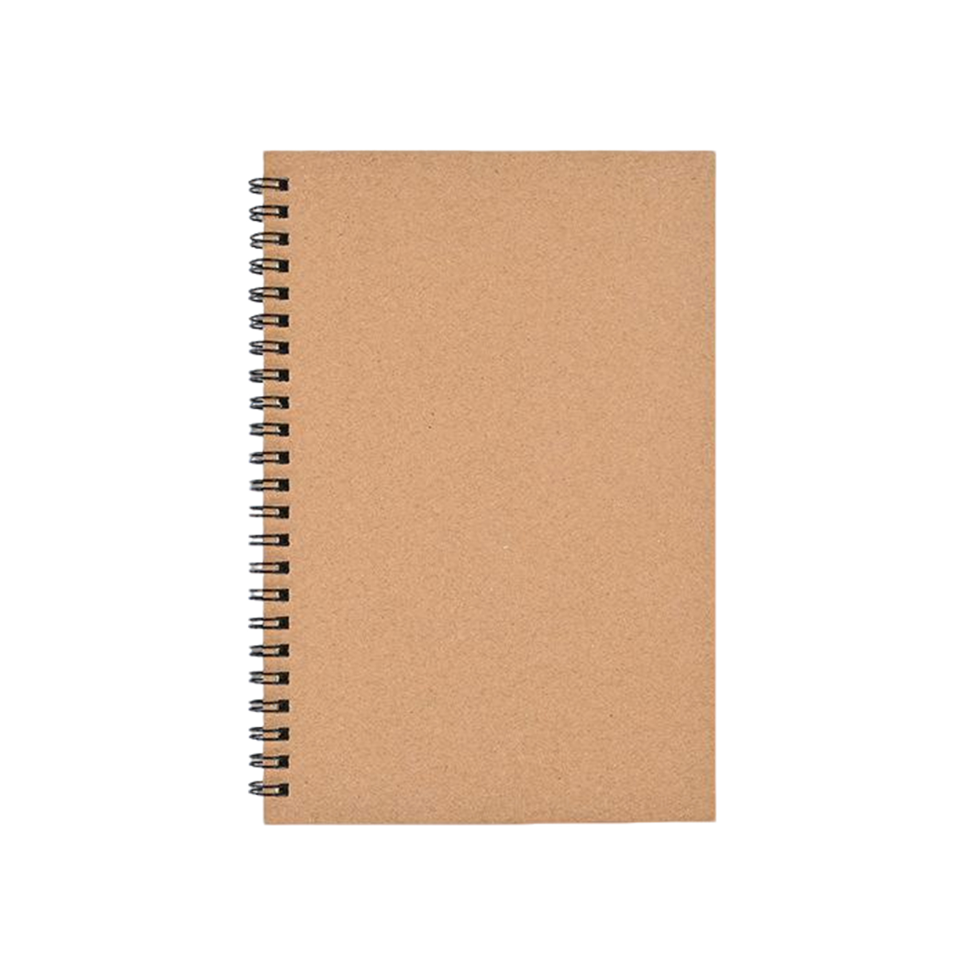 Spiral Bound A5 Notebook With Kraft Paper Cover 12
