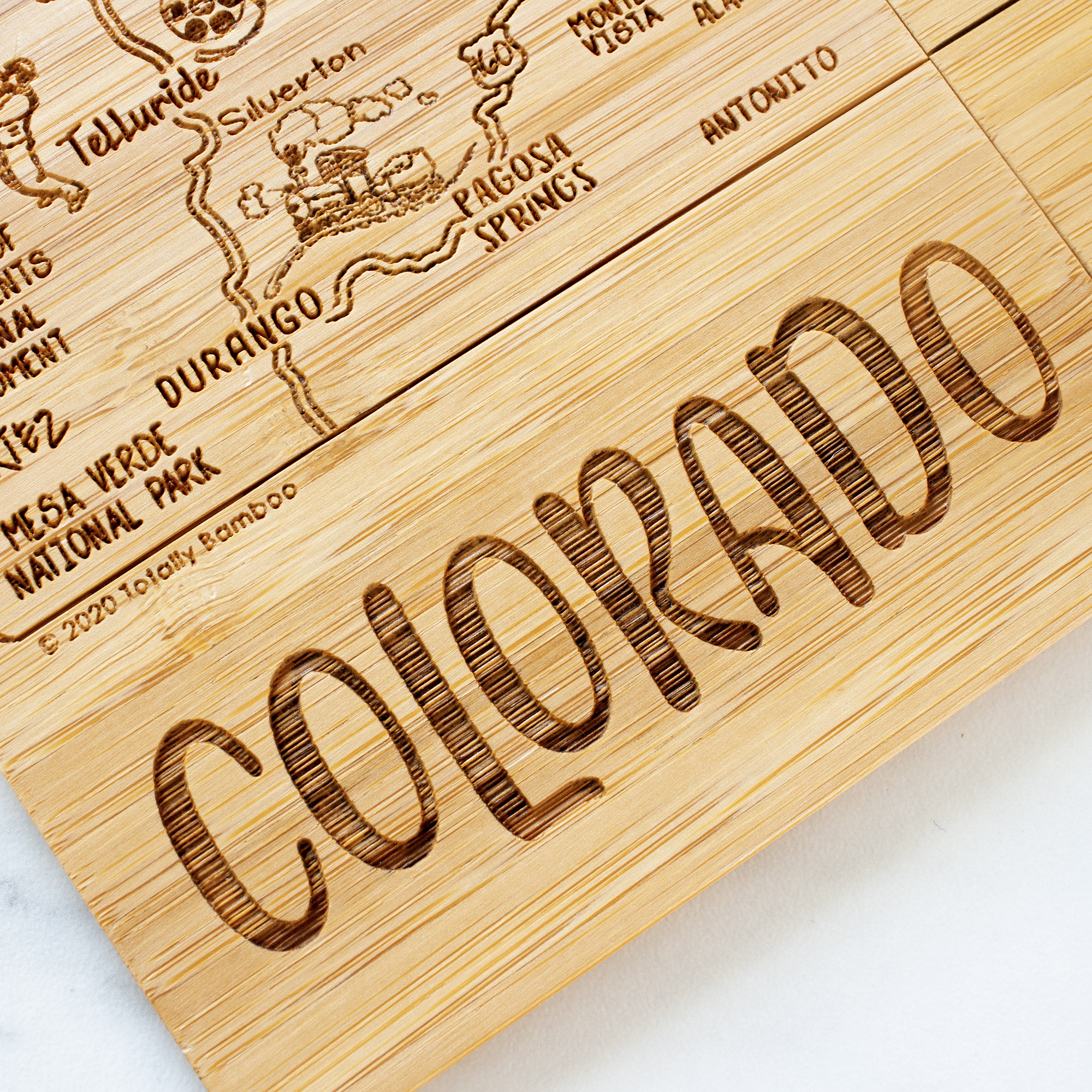 Colorado Puzzle Coaster Set 4