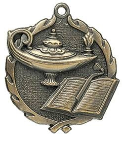 Knowledge Wreath Medal, 2 1/2" 2